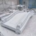 沧州 芝麻灰花岗岩园林景观 小石桥