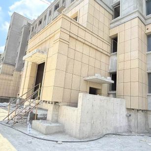 沧州 黄金麻干挂，工地实拍