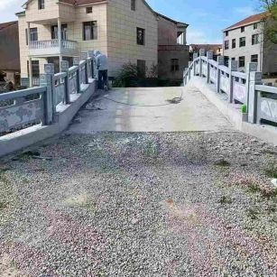 沧州 芝麻灰花岗岩桥栏杆