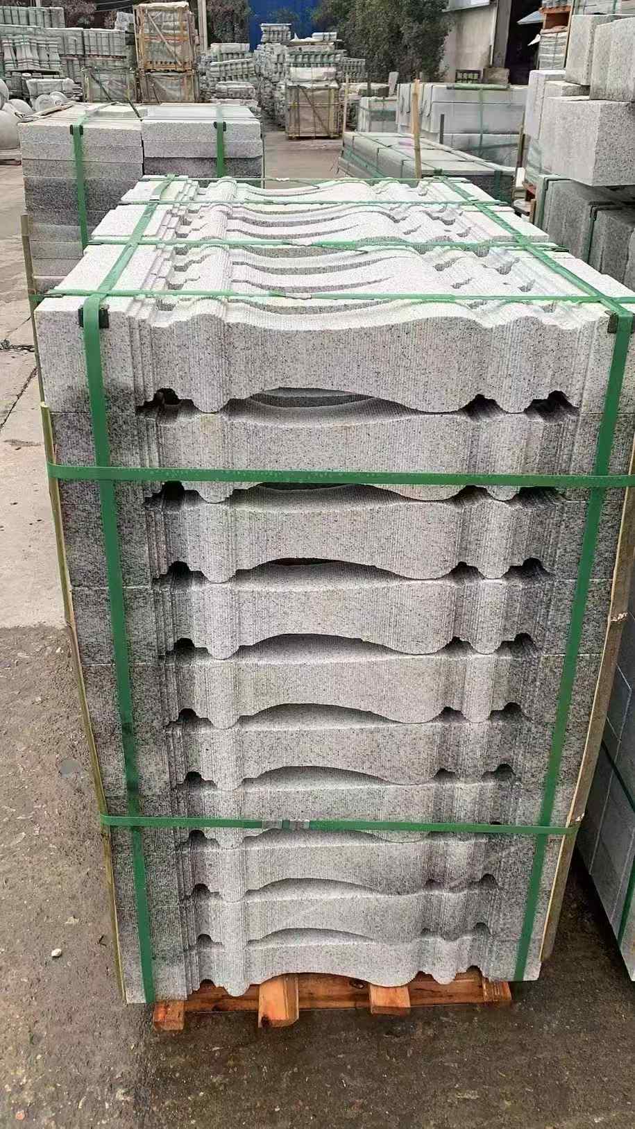 沧州 芝麻白方形拉丝面，栏杆花瓶柱
