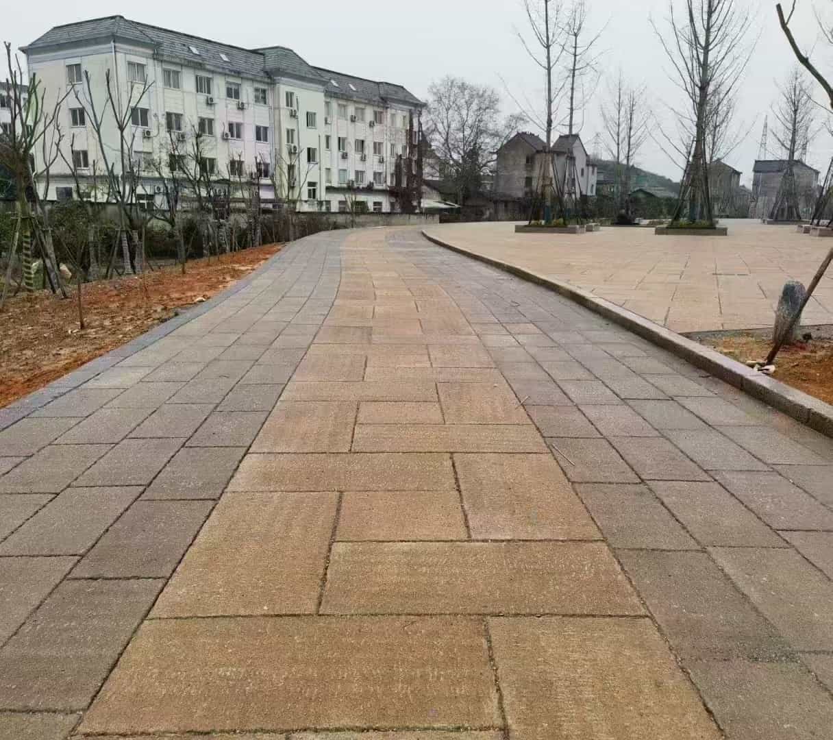 沧州仿古石铺装效果