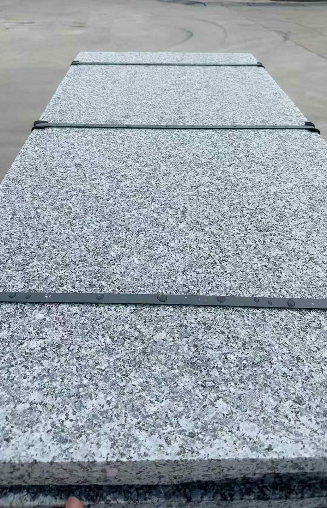 沧州 芝麻黑火烧面毛板，条板，半成品