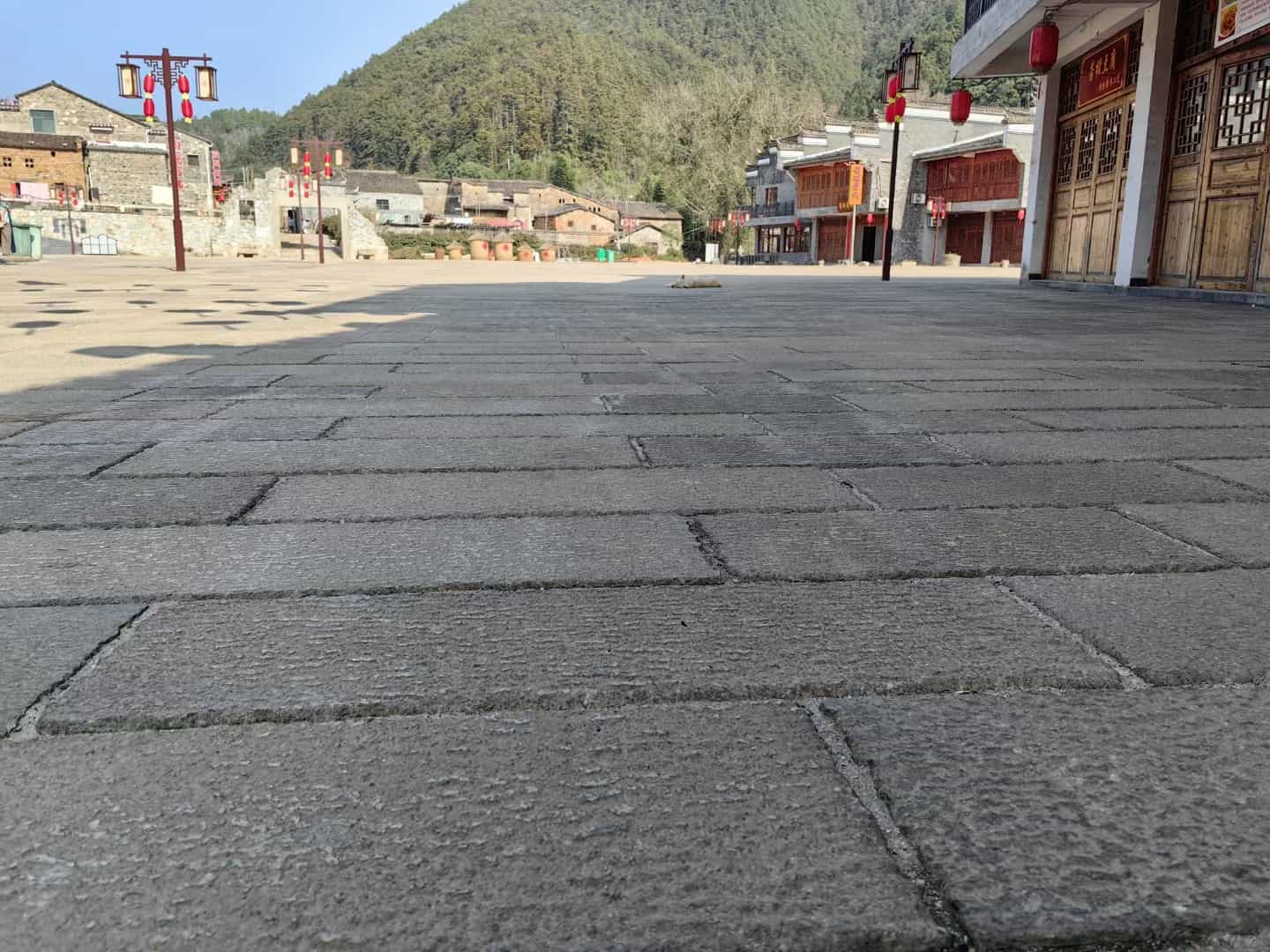 沧州仿古石铺装效果