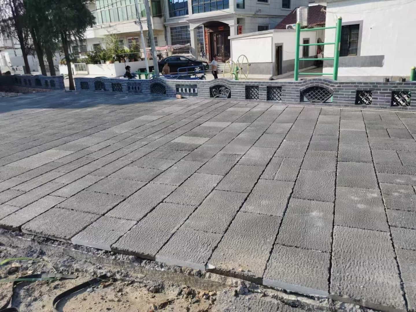 沧州仿古石铺装效果