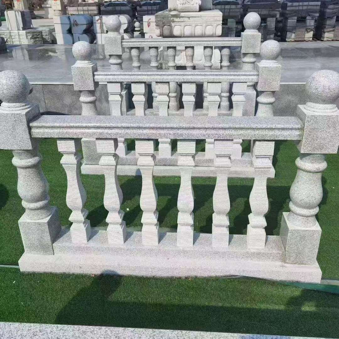 沧州 别墅石材栏杆特写