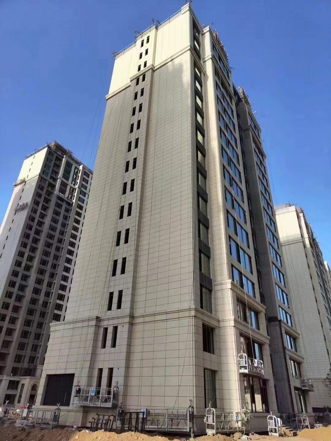 沧州黄金麻高端小区，外墙干挂