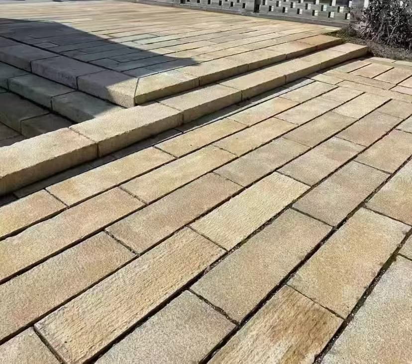 沧州仿古石铺装效果