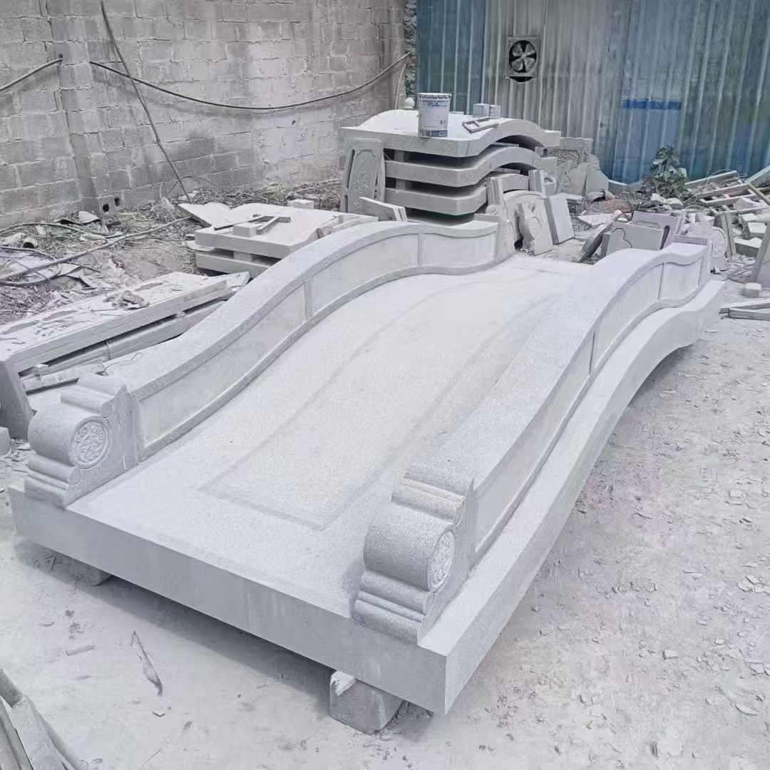 沧州 芝麻灰花岗岩园林景观 小石桥