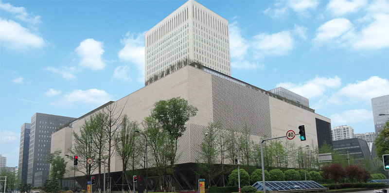 沧州花岗岩在外墙干挂案例